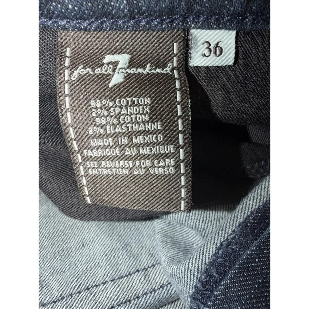 7 For All Mankind Austyn Relaxed Straight Jeans 36x34